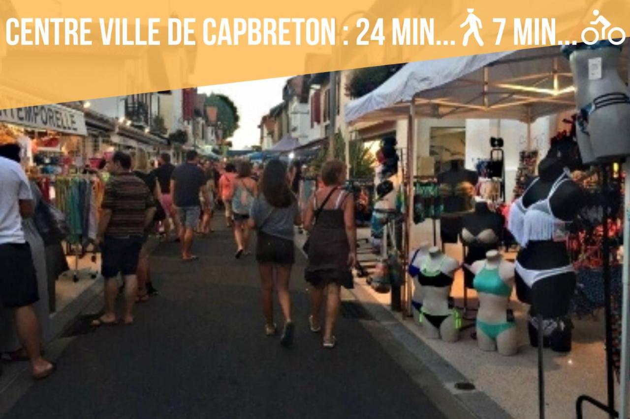 * Capbreton * Hossegor * Golf * Parking * Famille 아파트 외부 사진